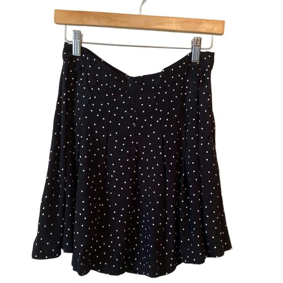 NWT Size 6 Gap Mini Bubble Skirt Preppy Pin Up Black White Polka Dots Rockabilly - Picture 1 of 4
